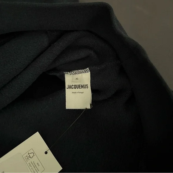 Navy Jacquemus hoodie - Picture 5 of 7